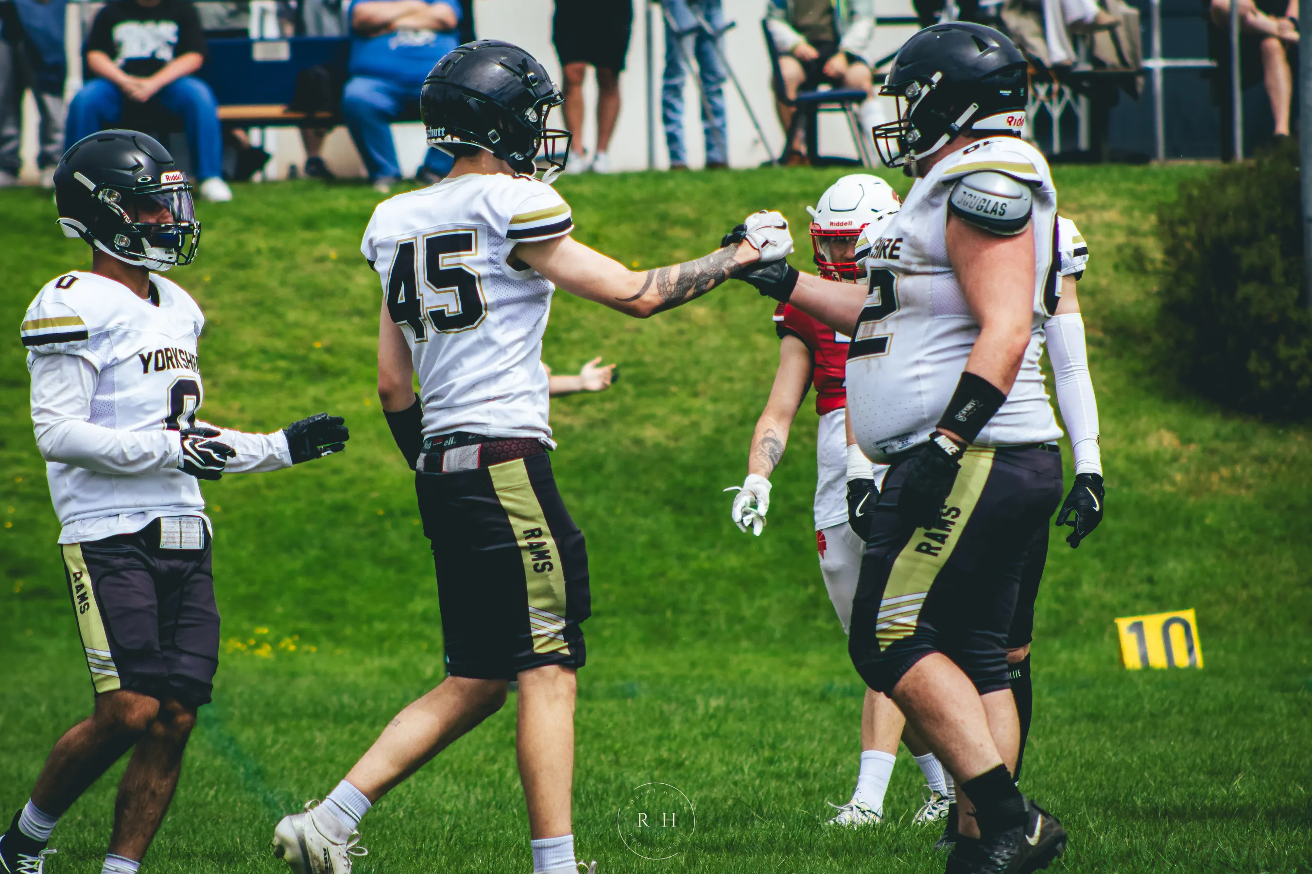 Matt Snell celebrates with teammates