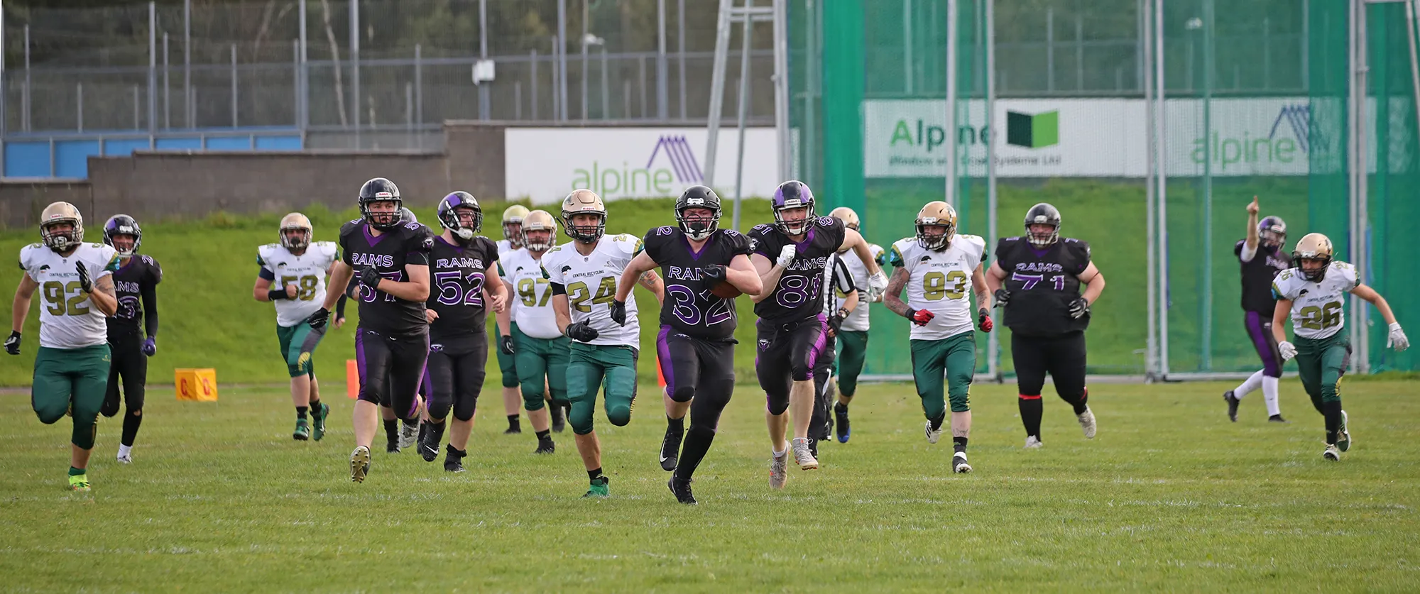 Rio Irvine leaves everyone behind to score a long TD